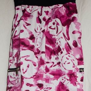 Zumba Woman Pink/White Cargo Pants xSmall